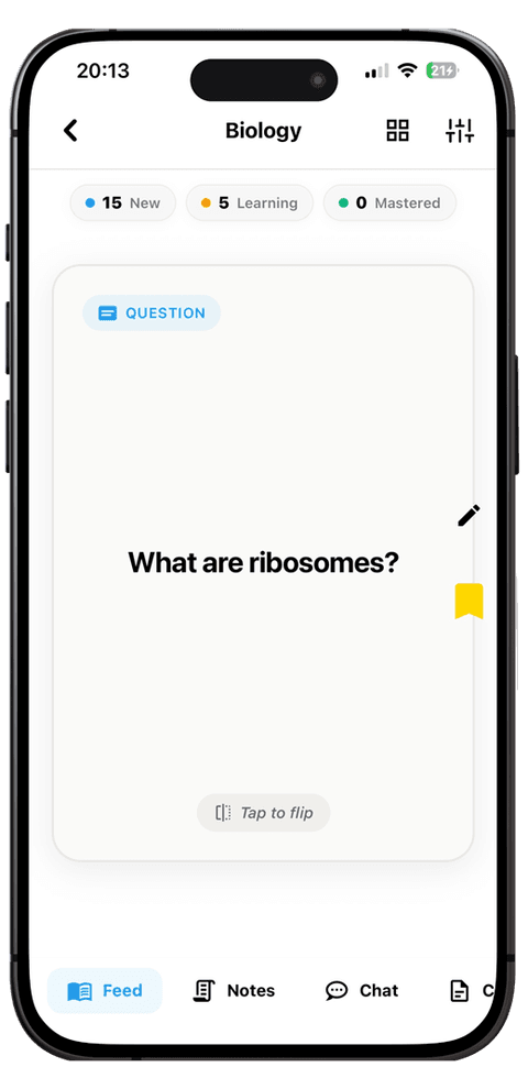 ScrollToStudy Quiz screen